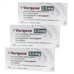 Веркуво (европейское название Адемпас 2.5) Verquvo ЕС!! Риоцигуат 2,5 мг таб. №42