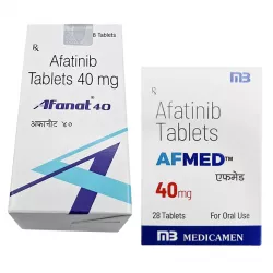 Афатиниб 40 мг Гиотриф полный аналог :: Afmed, Afanat таб. №28 фото