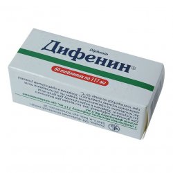 Дифенин (Фенитоин) таблетки 117мг №60 в Биробиджане и области фото