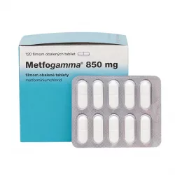 Метфогамма таблетки 850мг 120шт