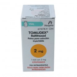 Томудекс (Ралтитрексид) лиофилизат д/пригот р-ра д/инф 2мг фл. 1шт в Биробиджане и области фото